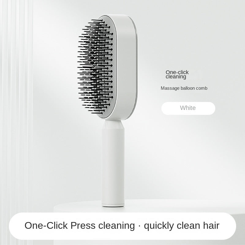 Women Fashion 3D Hair Growth Comb Hairbrush Self-Cleaning Hair Brush  Self Cleaning Hair Brush For Women Massage Scalp Promote Blood Circulation Anti Hair Loss - Chardon Chree Co.