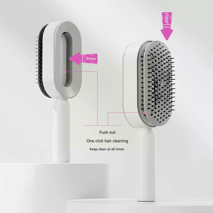 Women Fashion 3D Hair Growth Comb Hairbrush Self-Cleaning Hair Brush  Self Cleaning Hair Brush For Women Massage Scalp Promote Blood Circulation Anti Hair Loss - Chardon Chree Co.